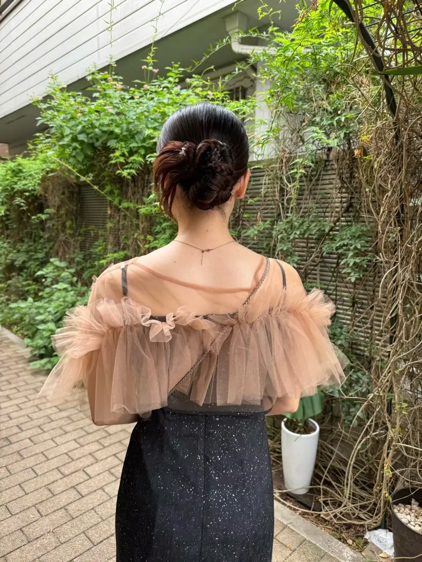 ロング ヘアアレンジ ヘアセット mina 🌷のヘアスタイル