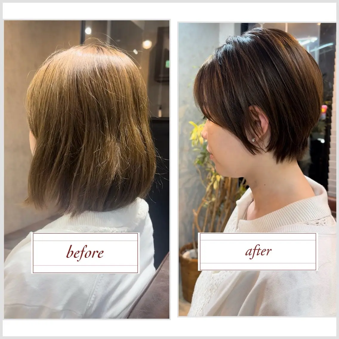 ショート ショートヘア 似合わせカット🍀 TAKAHASHIのヘアスタイル