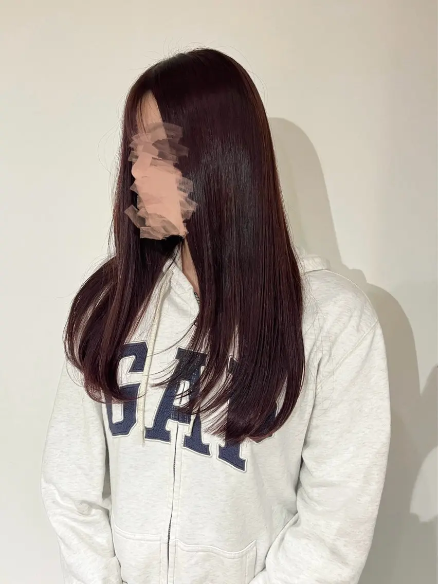 ロング カラー 谷 なづきのヘアスタイル