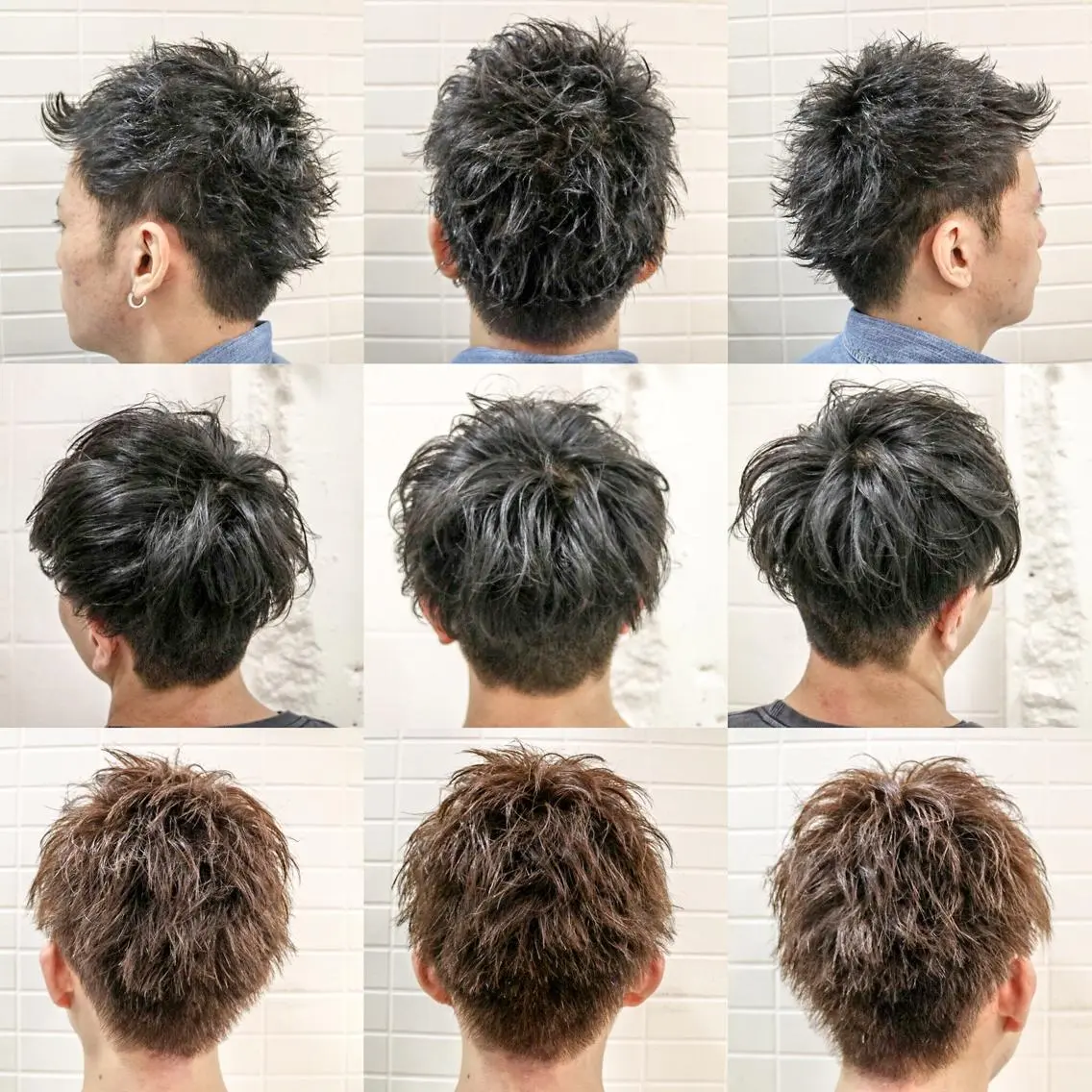 ショート カラー パーマ メンズ 看板犬がお出迎え◎ 初めてでも安心◎のヘアスタイル