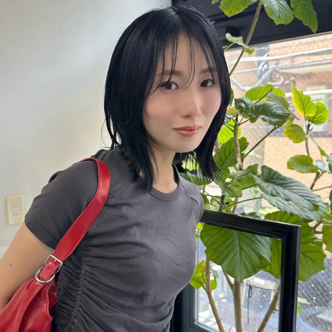 ミディアム カット ヘアカラー トリートメント 小田 大樹のヘアスタイル