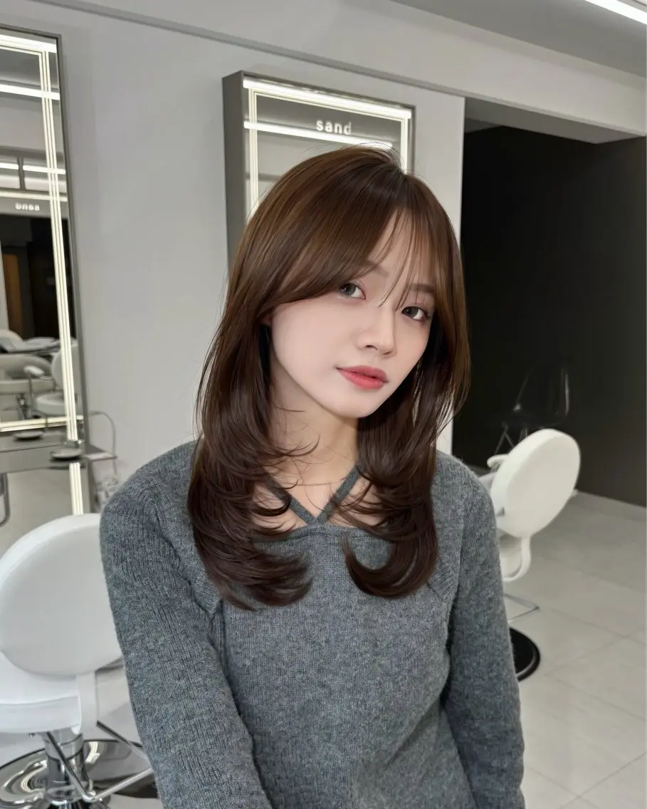 💎期間限定クーポン💎韓国風ミディアムカット🇰🇷の写真