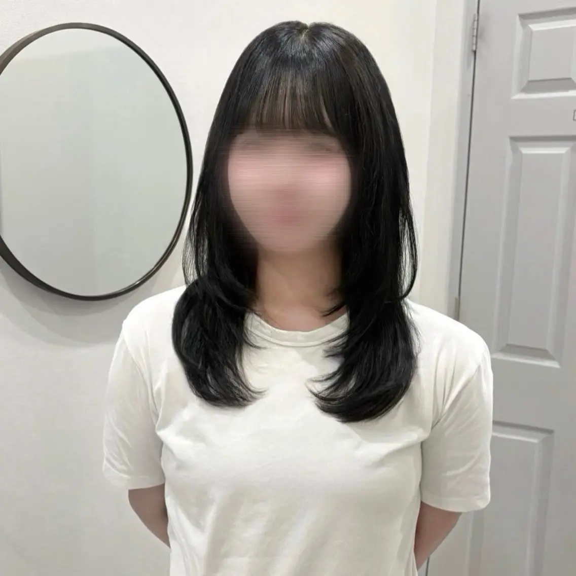 セミロング ゆうな🎀 ／SOYON栄のヘアスタイル