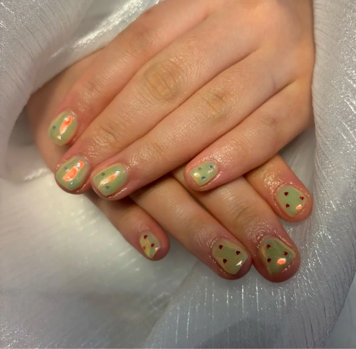 ネイル 持ち込み 春ネイル ハンドネイル Nail salon Natulalのネイルデザイン
