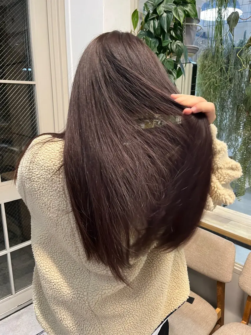 ロング カラー ヘアカラー トリートメント 赤み消しカラー/ ナチュラル/トモキのヘアスタイル