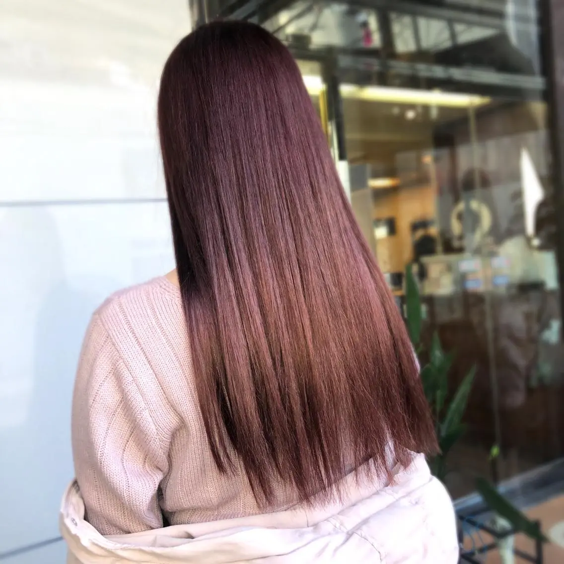 ロング カラー 山崎 絵莉香のヘアスタイル