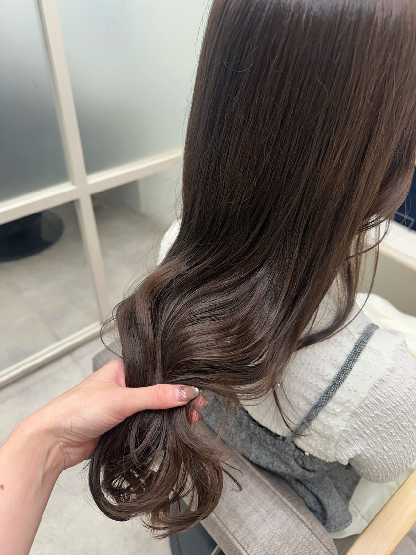 セミロング カット ヘアカラー トリートメント 髪質改善🪄艶カラー /noaのヘアスタイル