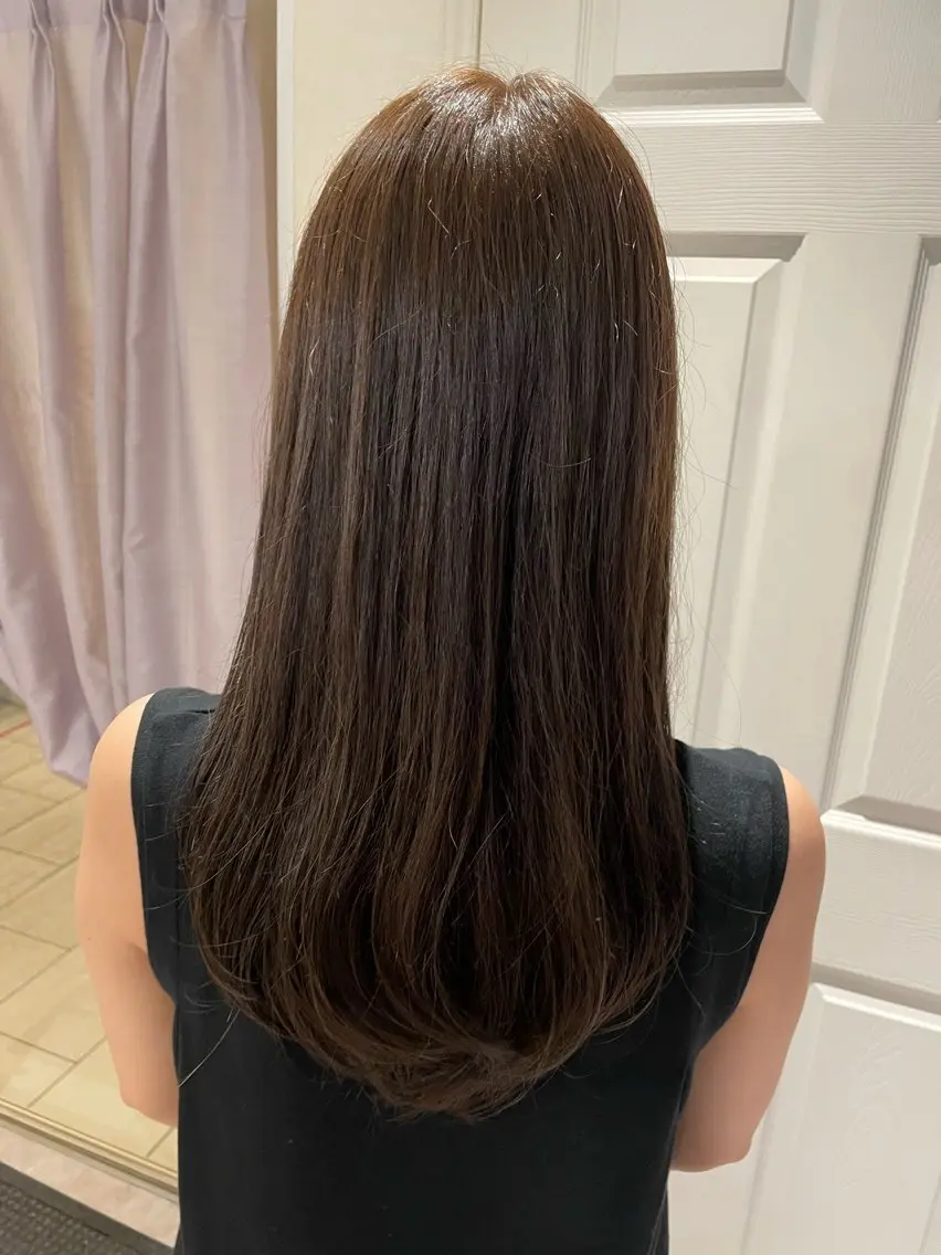 ロング カラー カット 柳井 準平のヘアスタイル