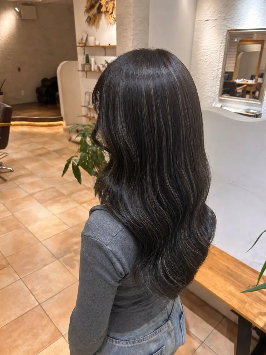 ロング ヘアアレンジ ヘアカラー トリートメント 🎀ツヤ髪×モテヘア 🎀池袋/カナエのヘアスタイル