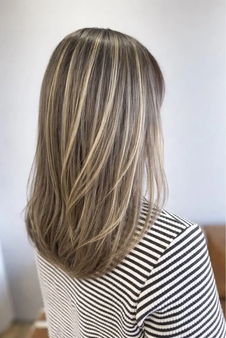 ミディアム カラー カット ヘアカラー 🌿佐山 絵梨佳🌿 Recharme新保のヘアスタイル