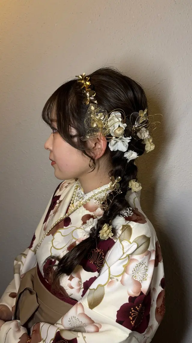 ヘアアレンジ 卒業式のヘアスタイル ヘアメイク・着付特化 はやしのその他イメージ