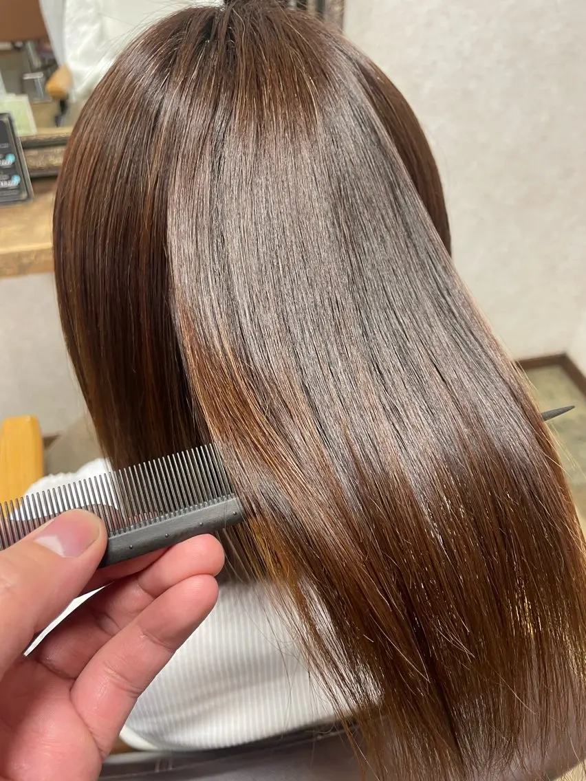 ショート パーマ 縮毛矯正 カット 縮毛矯正 三川 啓英 / 縮毛矯正/髪質改善のヘアスタイル