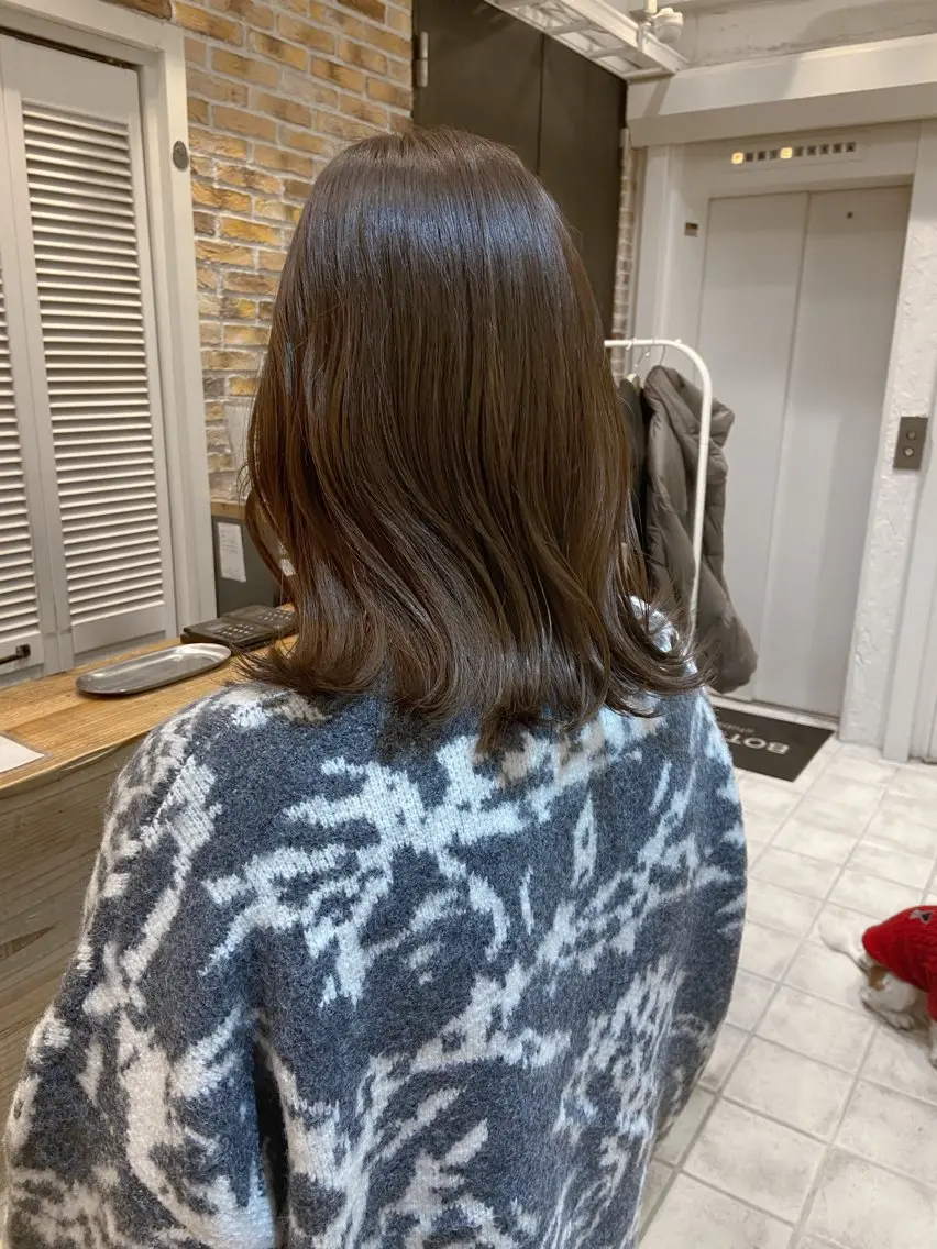 ミディアム カラー ベージュカラー 透明感カラー 🌟アレンジが似合う カラー🌟Rumiのヘアスタイル