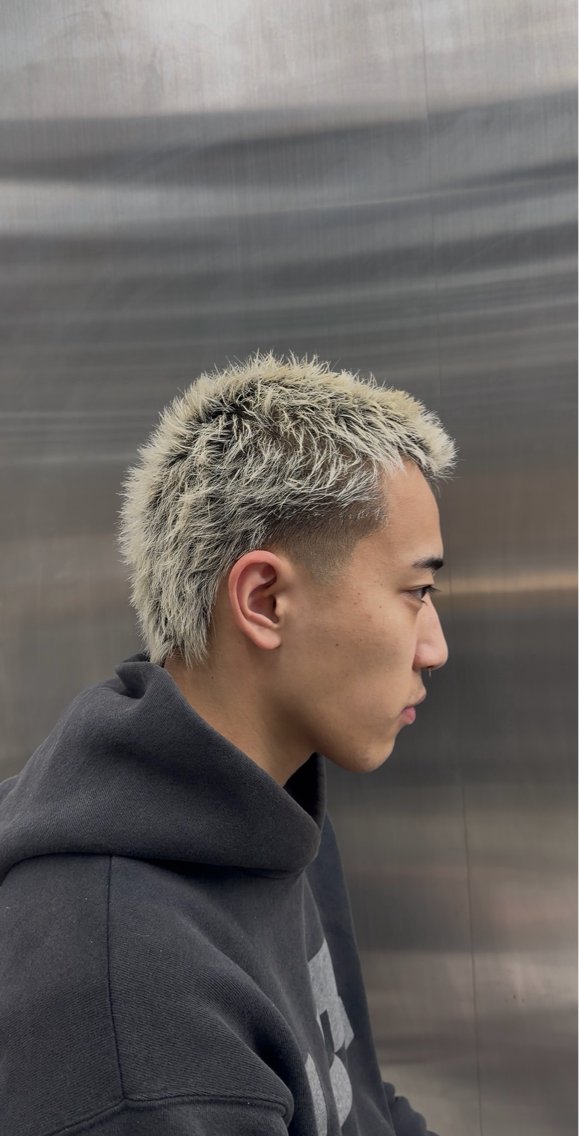 ショート マレットヘア ショートヘア カット メンズ特化 ikkoのヘアスタイル