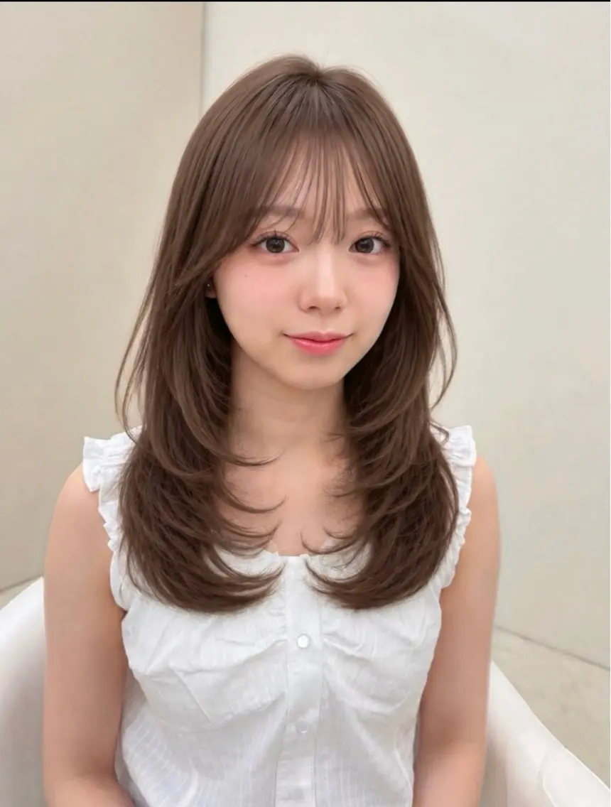 セミロング カラーリスト ヤマトのヘアスタイル