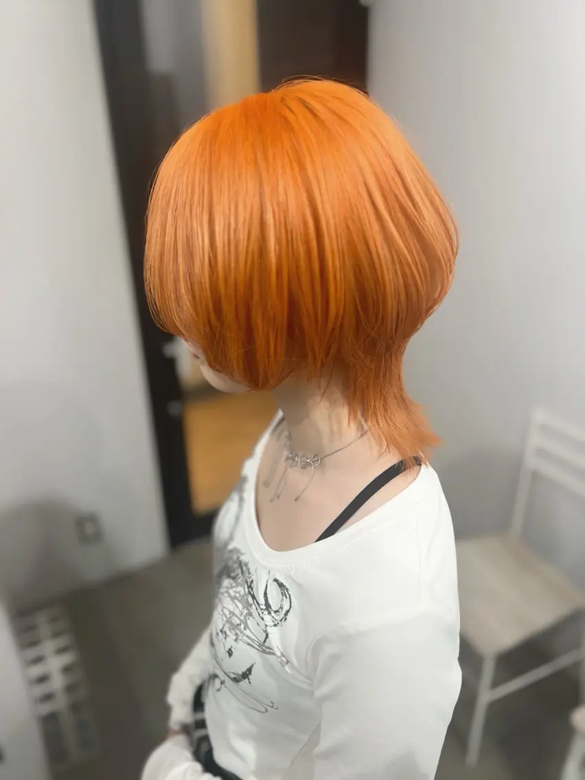 【minimo限定クーポン】こだわりウルフカット🐺+透明感ワンカラー+クイックトリートメント✨の写真