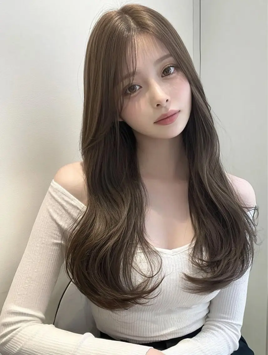 ロング 橋爪 優真のヘアスタイル