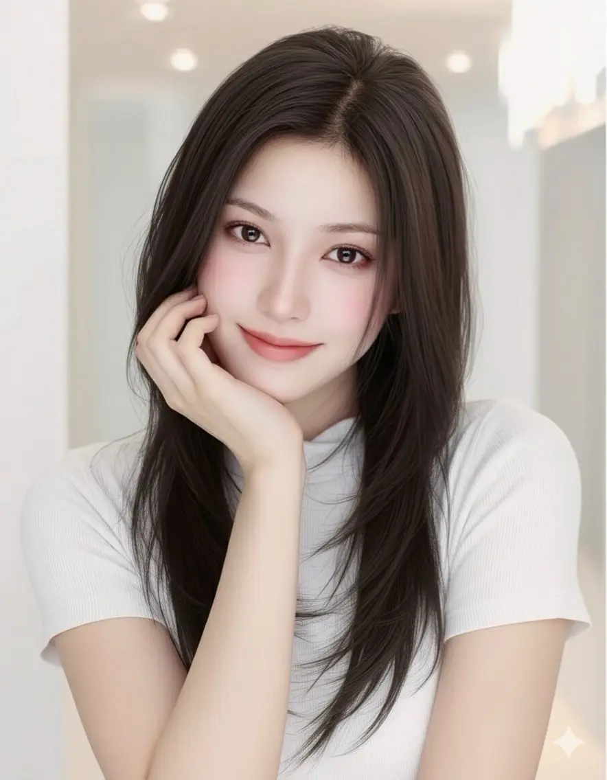 セミロング くびれヘア ハイライト 髪質改善 韓国風ヘア レイヤーカット カット ヘアカラー トリートメント 髪質改善/レイヤー/ ショート/koshiのヘアスタイル