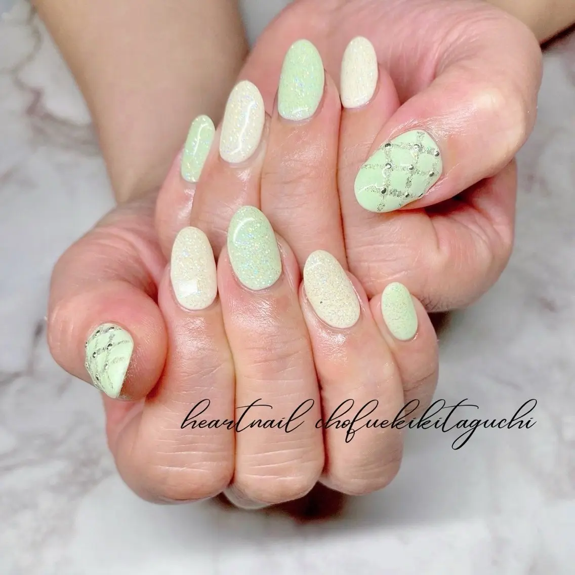 ネイル ハンドネイル 💎Heart Nail💎のネイルデザイン