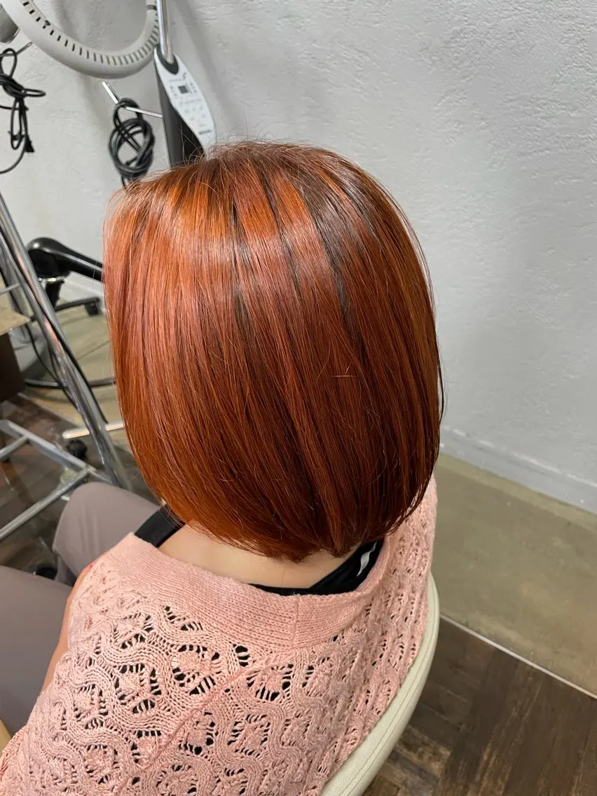 ミディアム ヘアカラー トリートメント <髪質改善>河野 🍑AVANCE.のヘアスタイル