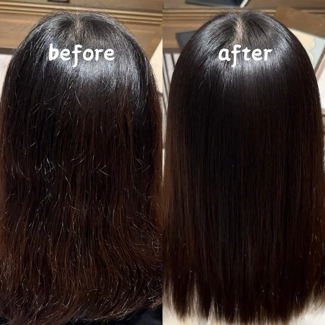 セミロング 縮毛矯正専門店 unlabel近藤のヘアスタイル