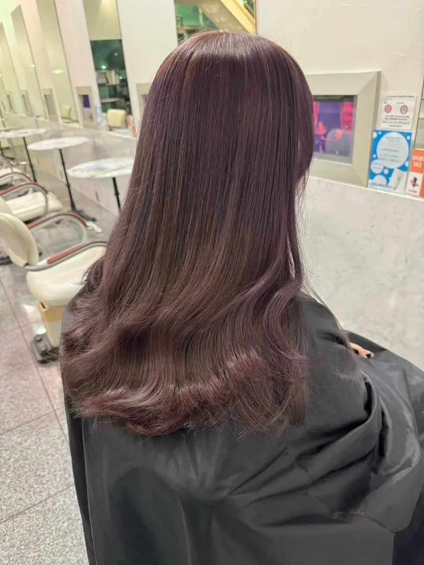 ロング カラー ベージュカラー ラベンダーカラー ラベンダーベージュ 🫧ヒシダアキ taboo.i🫧のヘアスタイル