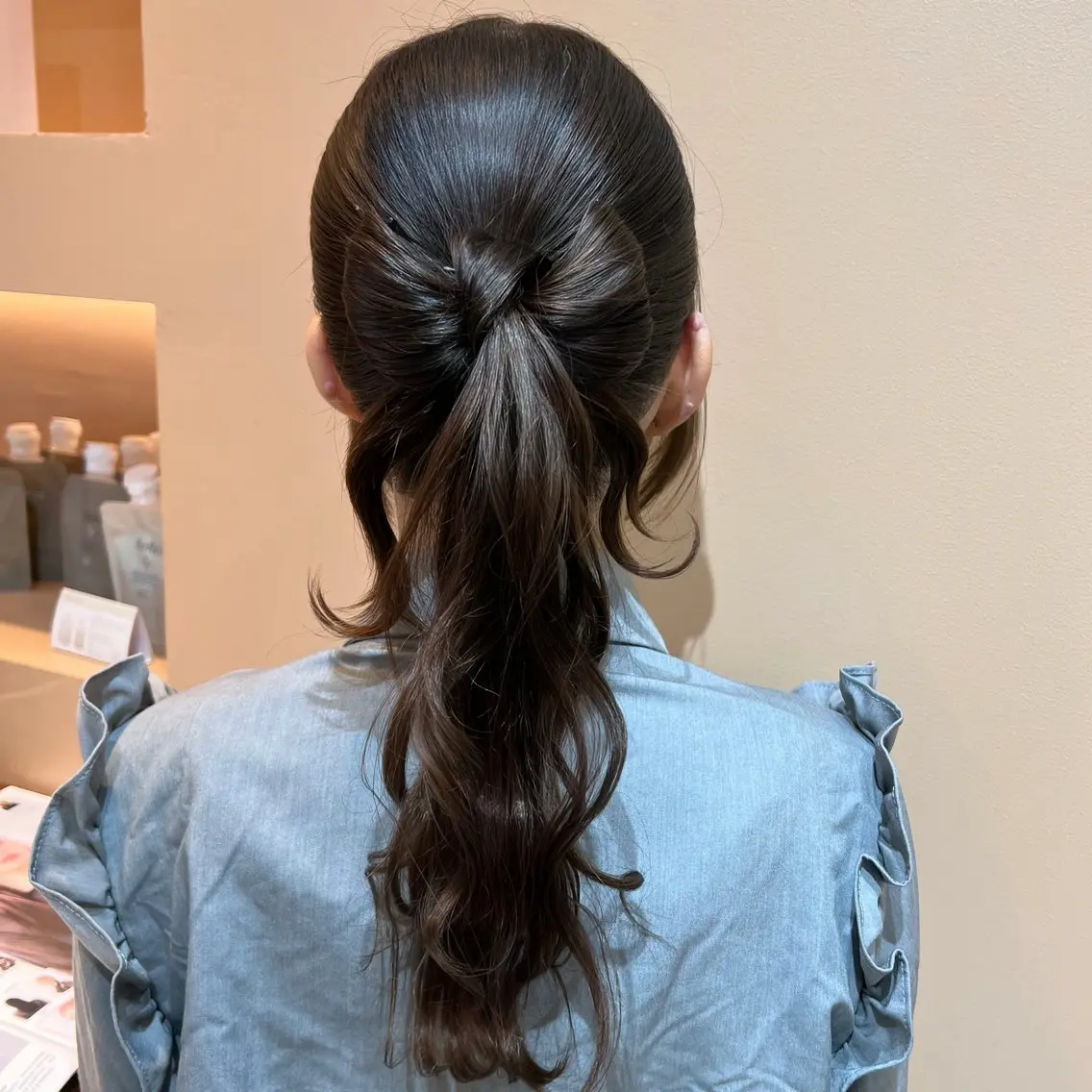 セミロング ヘアアレンジ ヘアセット ✨カチモリ✨レイヤー 韓国ヘア🇰🇷ゆいのヘアスタイル