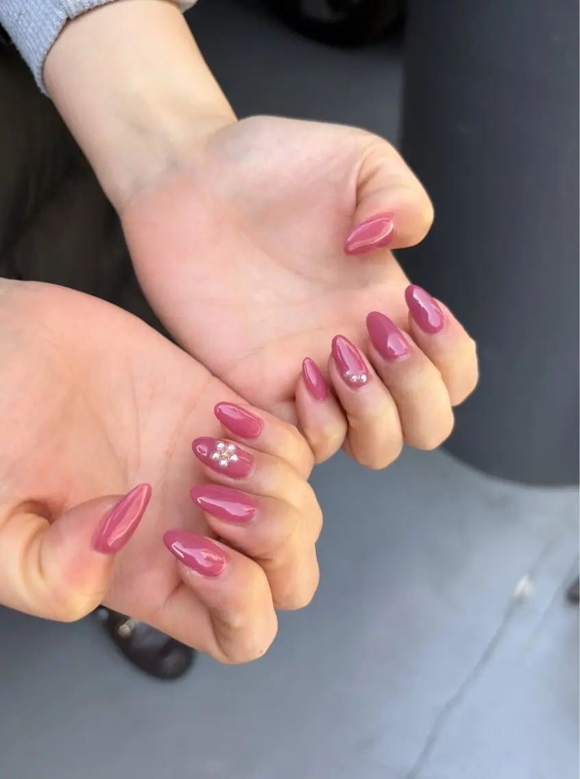 ネイル ワンカラーネイル ハンドネイル IROHA NAIL Rinonのネイルデザイン