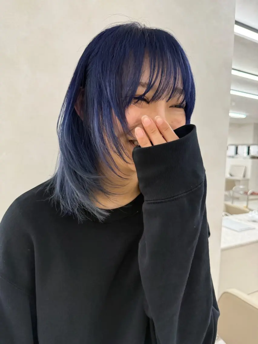 カラー ヘアカラー 🧸垢抜けハイトーン 🫧𖤐⡱れんのヘアスタイル