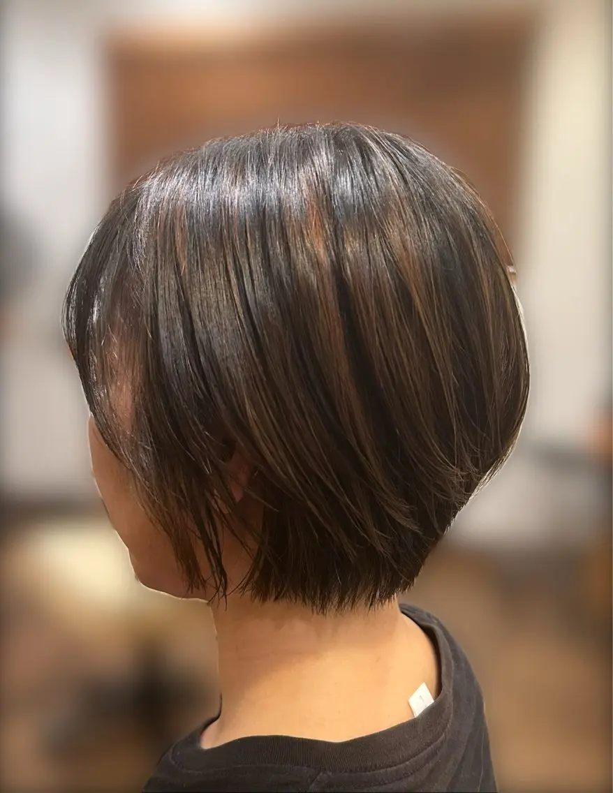 カット＋白髪ぼかしハイライト女性限定モデル☆撮影＋1ヶ月後再来店必須の写真