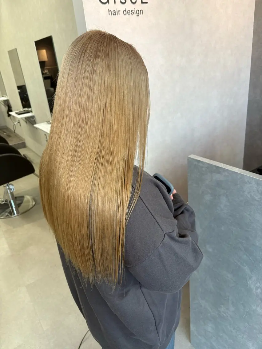 ロング カット ヘアカラー GISEL 筑紫野店のヘアスタイル