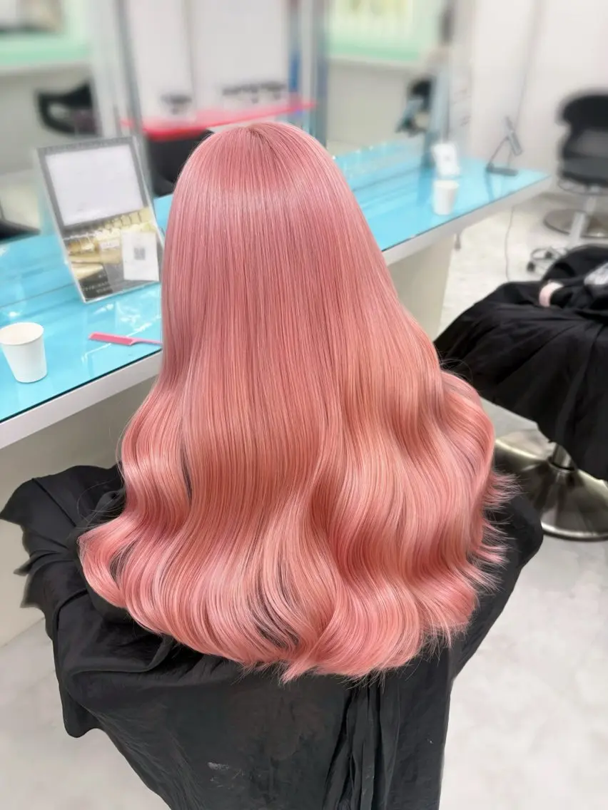 カラー ヘアカラー トリートメント akari🎀🤍 ガーリーstyleのヘアスタイル