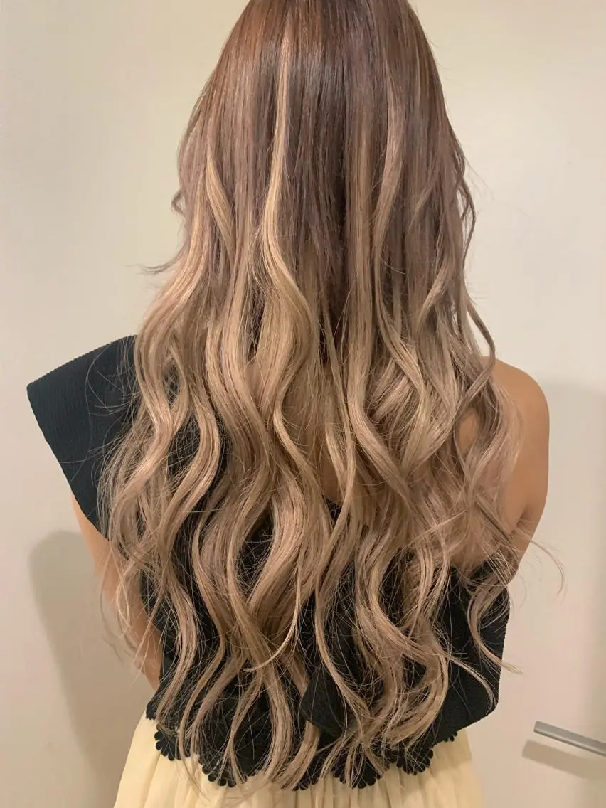 🔥ガラッとイメチェン🔥✂︎カラー＋最高級レミー毛シールエクステ付け放題（70枚まで）の写真
