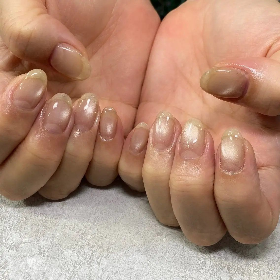 ネイル 氷ネイル・うるうるネイル マグネットネイル KONDO RIHO♡のネイルデザイン