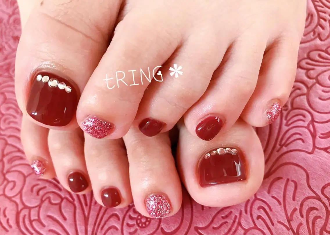 ネイル フットネイル tRING* しいの木台のネイルデザイン