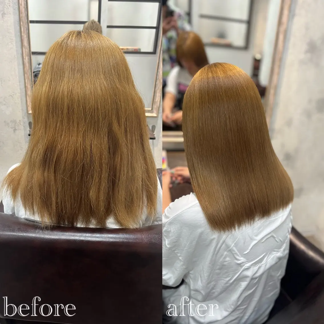 セミロング ⚜髪質改善東京 エリア1🏅マコト⚜のヘアスタイル