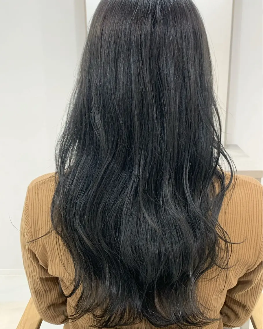 ロング カラー ヘアカラー トリートメント 宮之本 峻也のヘアスタイル
