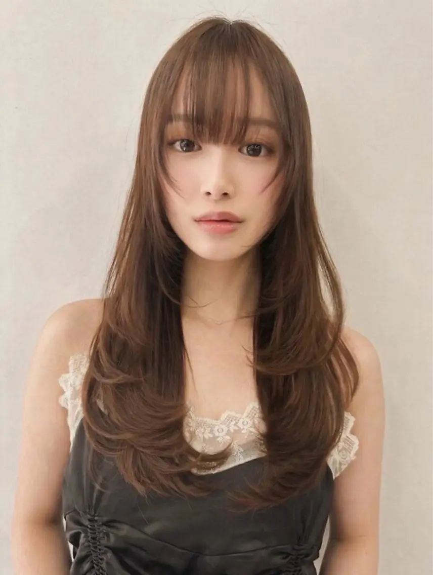 ロング カット ⠀ Rikoのヘアスタイル