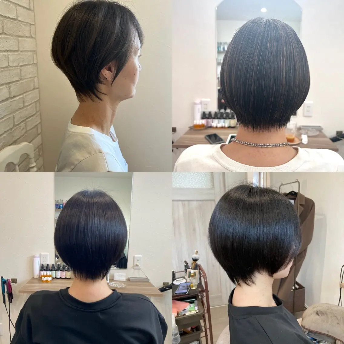 似合わせショートカット☆ご自宅で使えるミニオイル付き☆の写真