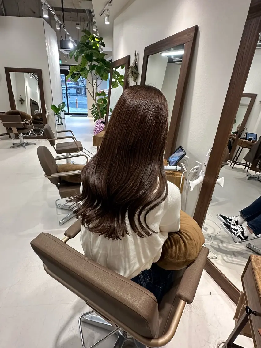 ロング カラー カット ヘアカラー トリートメント STYLE 茅ヶ崎店のヘアスタイル