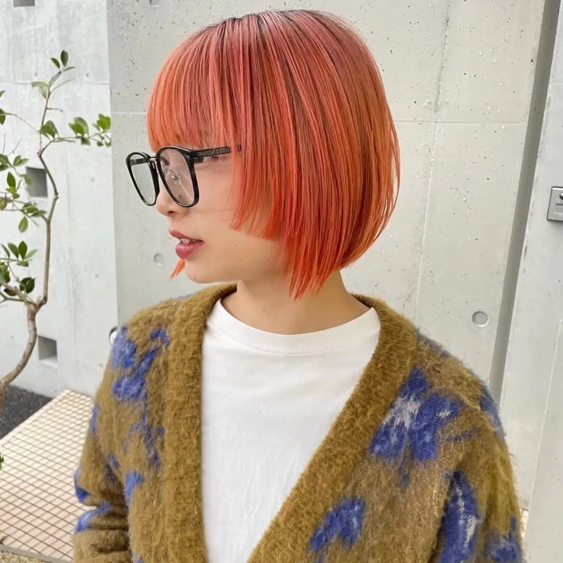ショート カラー ミルクティーブラウン 名古屋/フウトのヘアスタイル