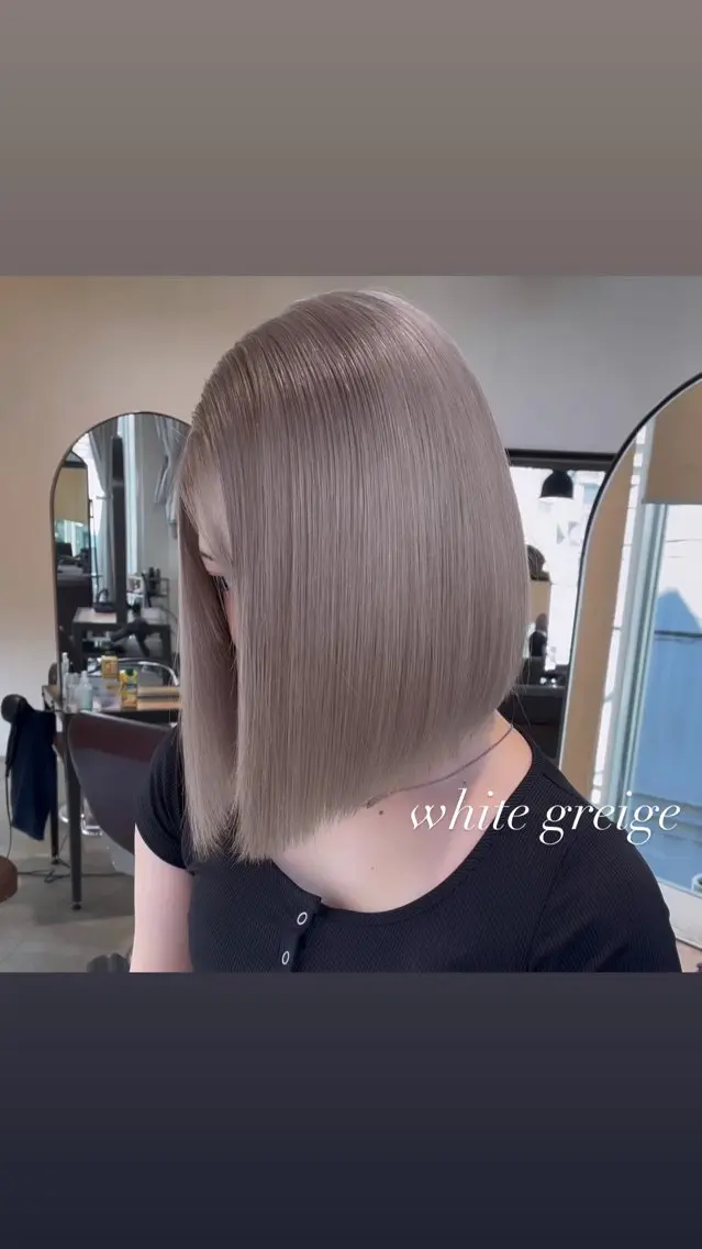 ミディアム カラー カット ヘアカラー トリートメント ヘアセット 💜ハイトーン💛 マジカルかいちゃんのヘアスタイル