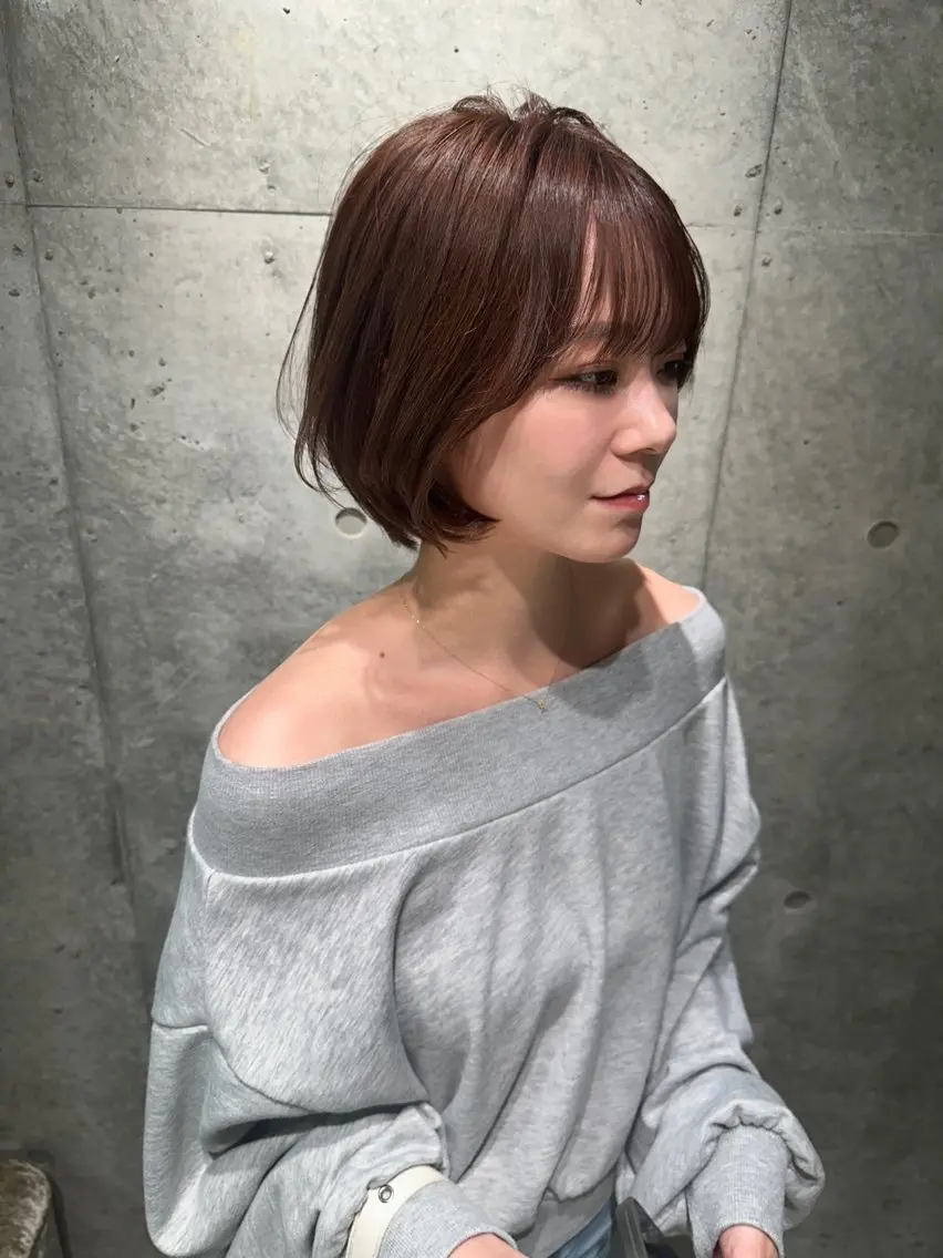 ショート カラー カット ヘアカラー トリートメント 《髪質改善✖️オリー ブ🧸》小嶋拓也のヘアスタイル