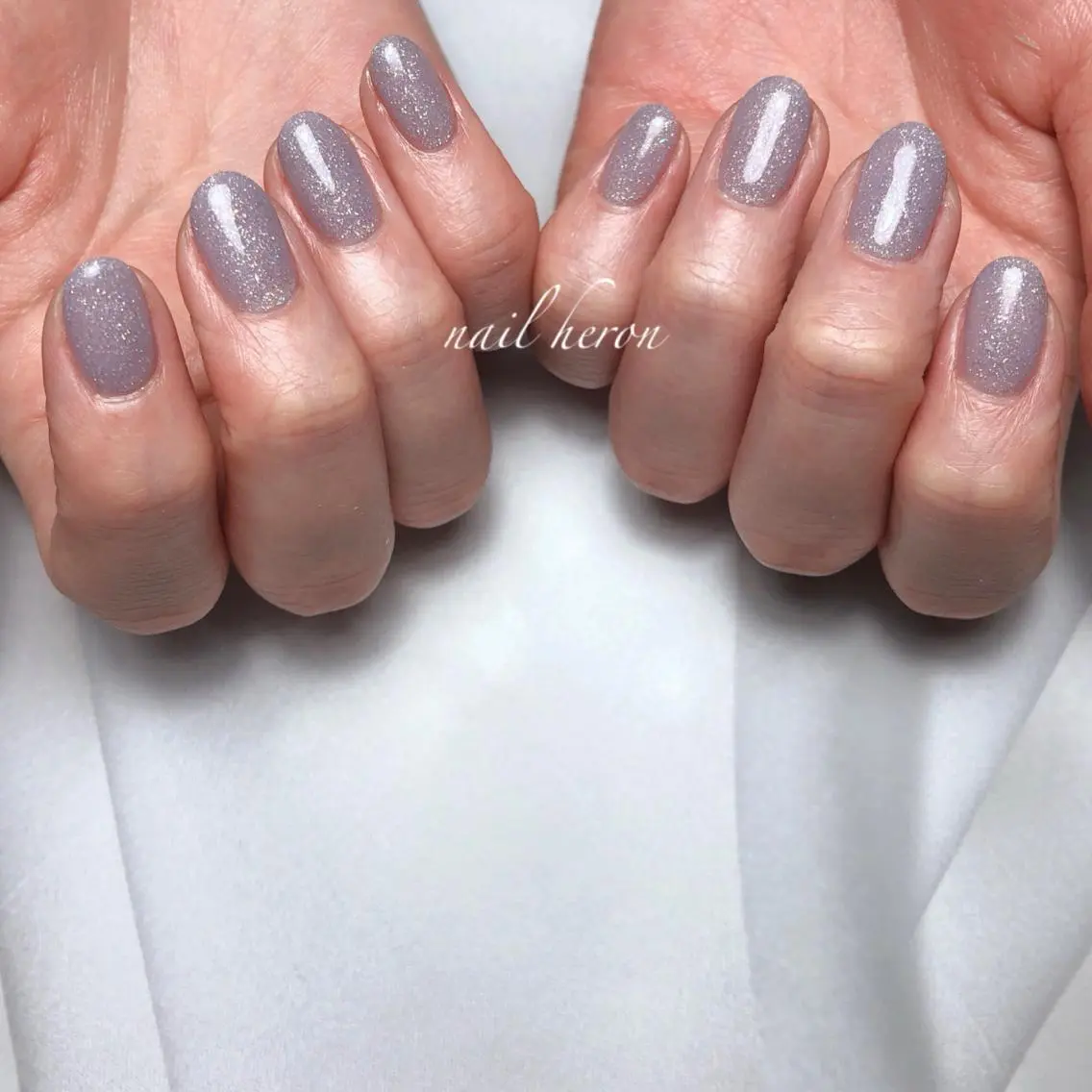 ネイル ワンカラーネイル ハンドネイル saki_ nail heronのネイルデザイン