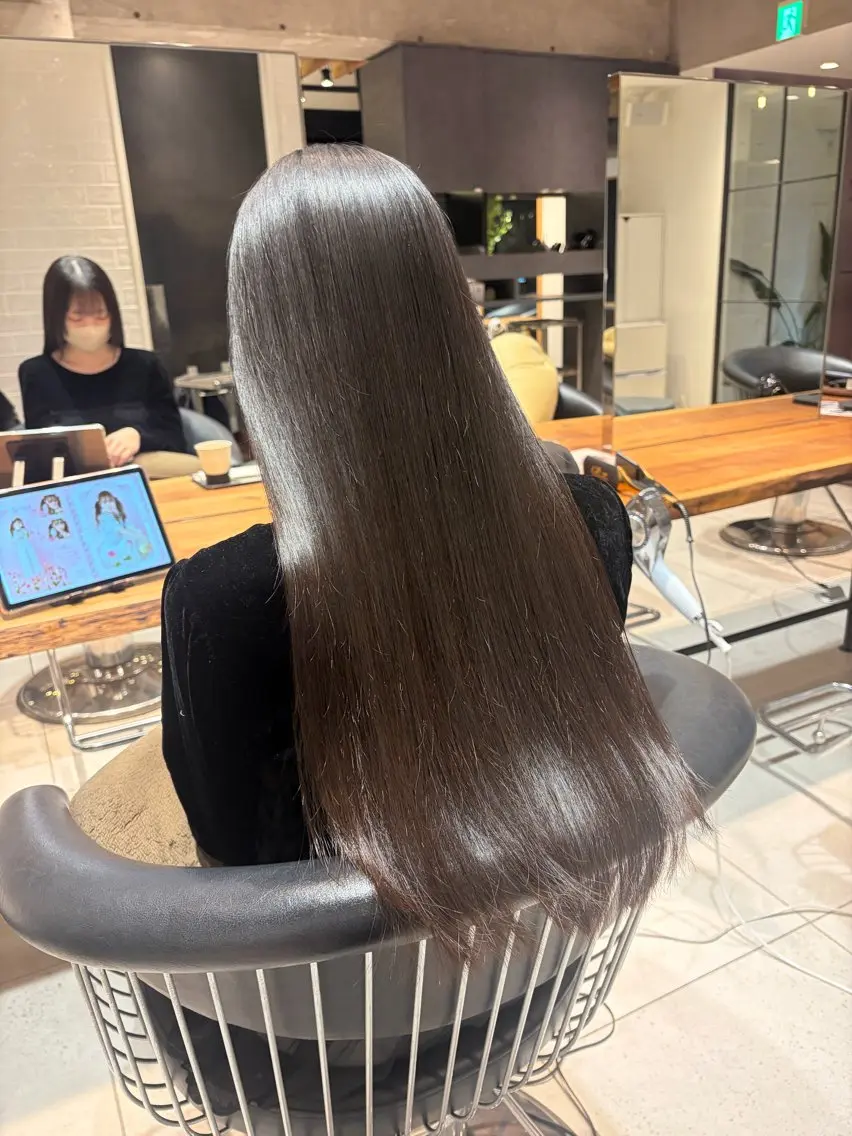 ロング トリートメント 髪質改善＆高級カラー ✨野井琢生のヘアスタイル