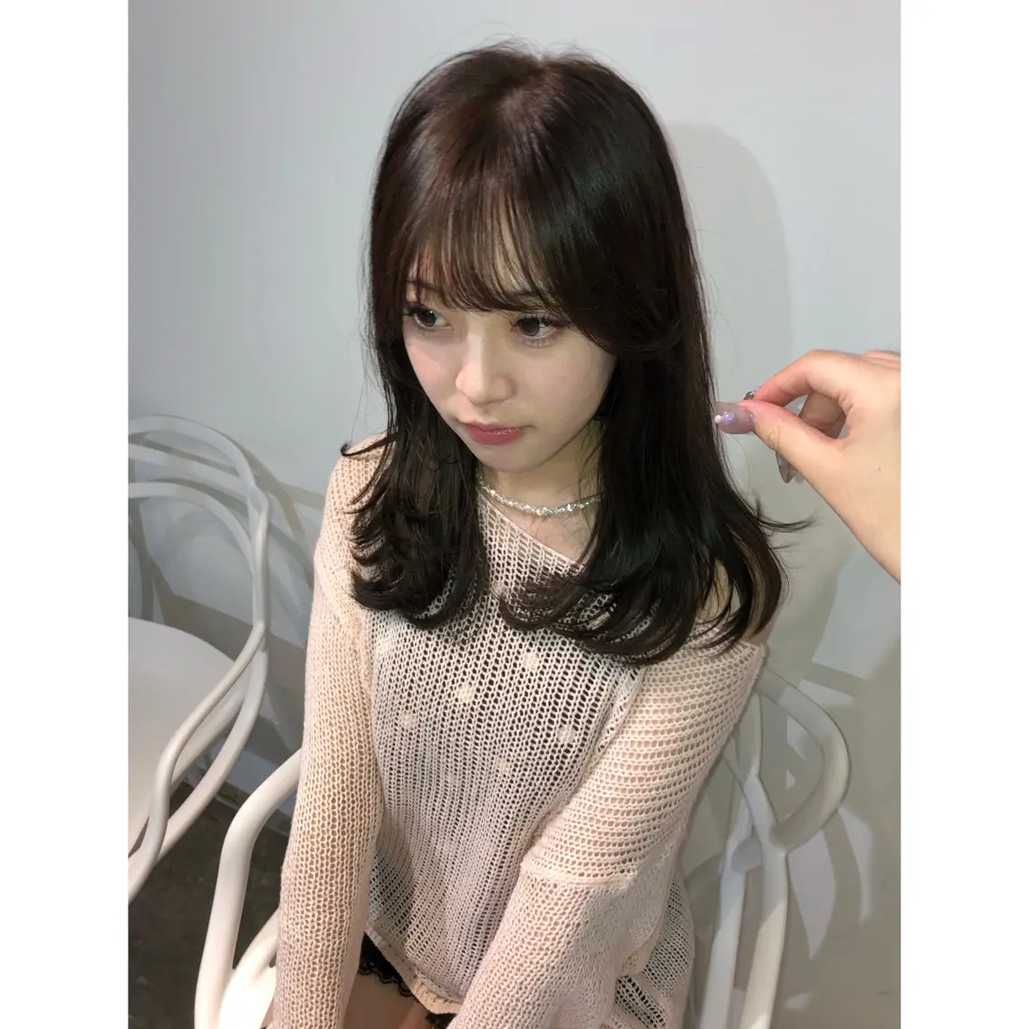 ミディアム ヘアカラー fev kihoのヘアスタイル