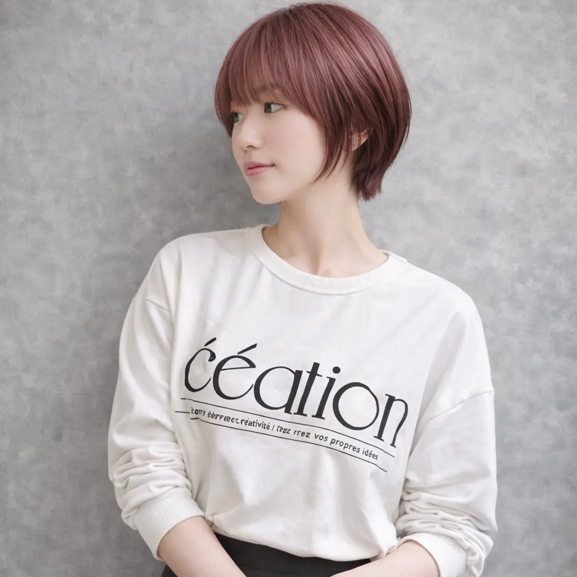 ショート カラー カット 一ノ瀬 暁のヘアスタイル