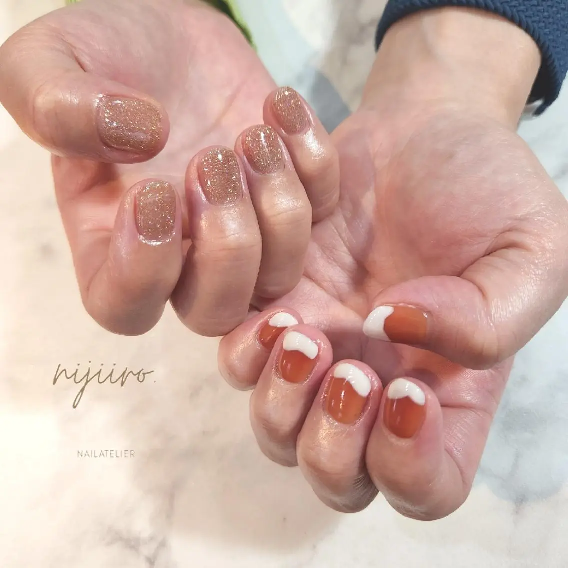 ネイル ハンドネイル nijiiro🌈 サトウのネイルデザイン