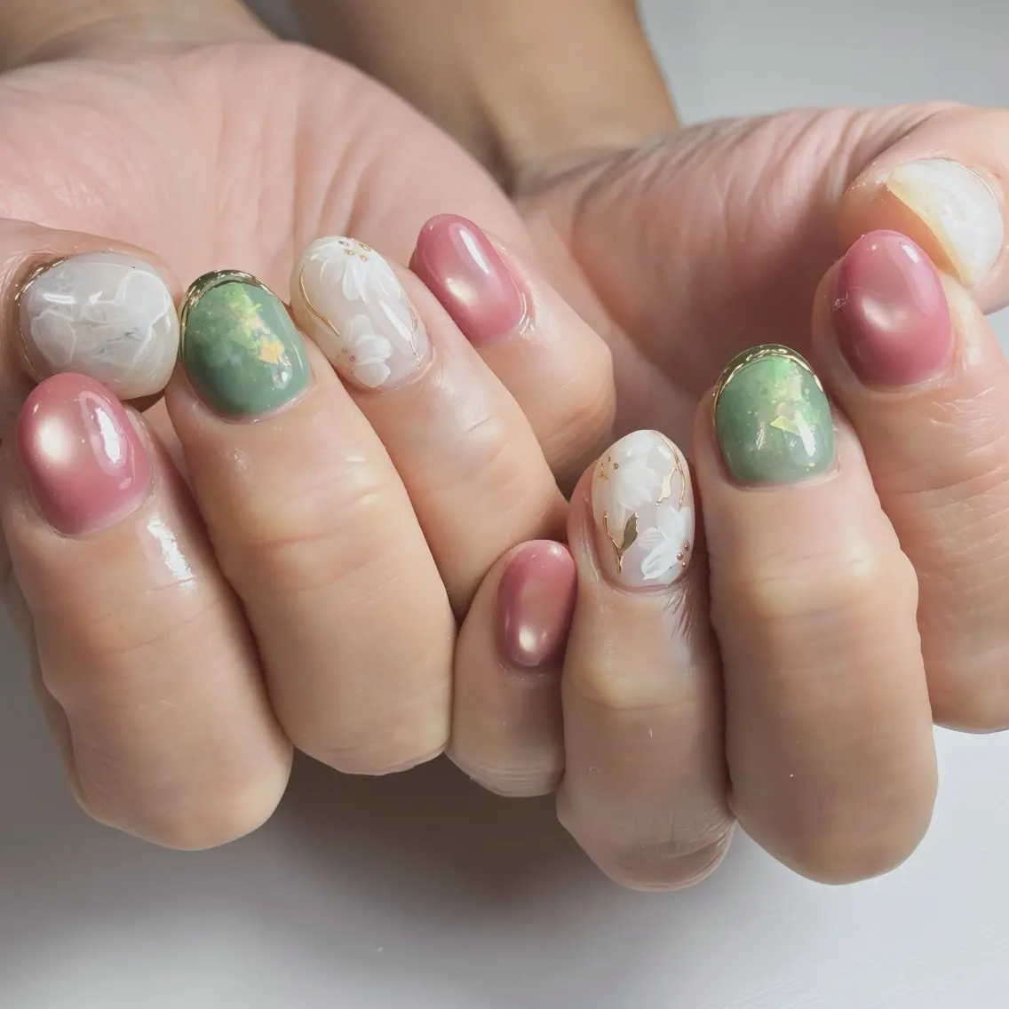 ネイル フットネイル ジェルネイル マグネットネイル ニュアンスネイル オフィスネイル ハンドネイル nail salon anoneのネイルデザイン