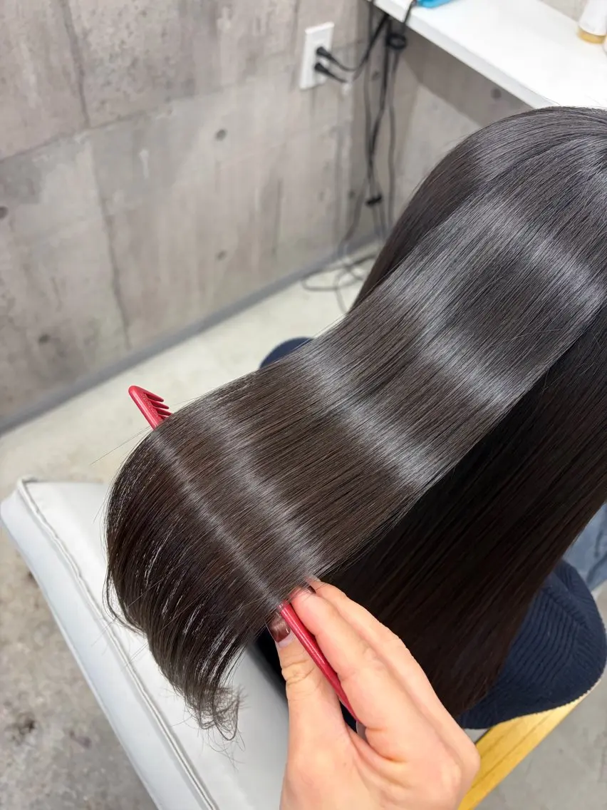 ロング カット トリートメント ageless/ nana/髪質改善のヘアスタイル